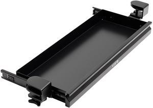 VIVO Black 22 Clamp-on Shallow Pull-out Desk Drawer, Storage Organizer for Sit Stand Workstation, DESK-DR22L
