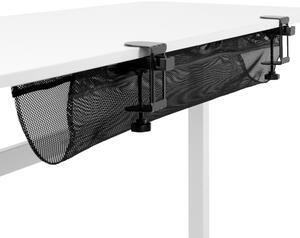 VIVO Black 36" Clamp-on Under Desk Cable Net, Workstation Wire Organizer, Mesh Cable Management (DESK-AC36MH)