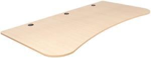 VIVO Light Wood 63" x 32" Table Top for Adjustable Standing Desk Frames