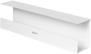 VIVO White Under Desk 17" Cable Management Tray, Wire Organizer, Cord Holder (DESK-AC06-1CW)