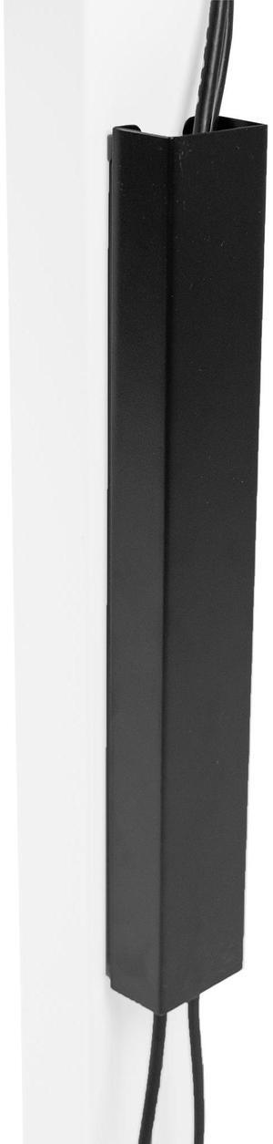 VIVO Black Magnetic 14 inch Vertical Cable Management Channel, Cord Organizer, Wire Hider Cover (DESK-AC01-1MB)