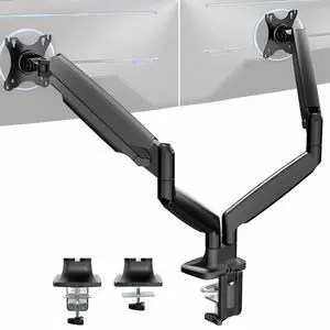 VIVO Dual Ultrawide 35" Monitor Desk Mount with Pneumatic Spring Arms, (STAND-V220Q)
