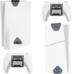 VIVO 2 in 1 Wall and Desk Mount Designed for the PS5 Gaming Console + 2 Controller Mounts (MOUNT-PS5C)