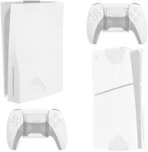 VIVO White Wall & Under Desk Mount Designed for PS5 & PS5 Slim Console
