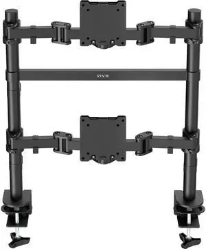 VIVO Black Dual Stacked 57" Monitor Stand, (STAND-257C)