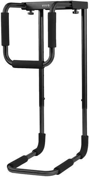 VIVO Large Heavy Duty Adjustable Under-Desk PC Mount, Black Computer Case Holder