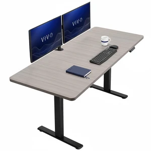 VIVO Electric 71 x 30 Stand Up Desk, Dark Gray Table Top, Black Frame VIVO Electric 71 x 30 Stand Up Desk, Dark Gray Table Top, Black Frame
