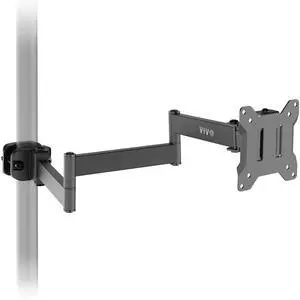 VIVO Long Arm Monitor Pole Mount Monitor Arm VESA Plate, Fits 17"-32" Screens VIVO Long Arm Monitor Pole Mount Monitor Arm VESA Plate, Fits 17"-32" Screens