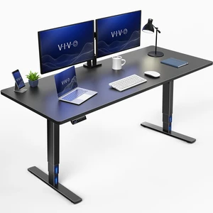 VIVO Electric 71" x 30" Stand Up Desk Workstation, Black Table Top, Black Frame VIVO Electric 71" x 30" Stand Up Desk Workstation, Black Table Top, Black Frame