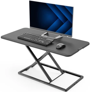 VIVO Economy Height Adjustable 36" Standing Desk Sit Stand Desktop Monitor Riser VIVO Economy Height Adjustable 36" Standing Desk Sit Stand Desktop Monitor Riser