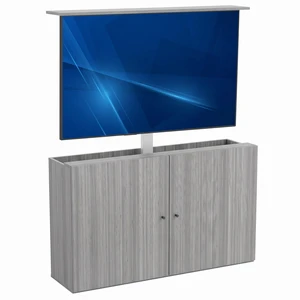 VIVO Gray Motorized Vertical Lift Concealed TV Cabinet, Hold 32-55 TVs VIVO Gray Motorized Vertical Lift Concealed TV Cabinet, Hold 32-55 TVs