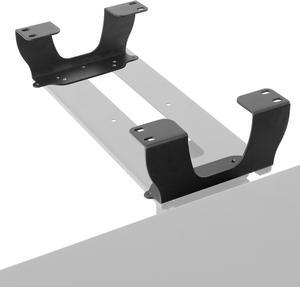 VIVO Steel Dual Spacer Brackets for Keyboard and Mouse Platform Slider Tray | Height Track Spacer (MOUNT-SPACER01)