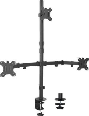 vivo Dual UltraWide Monitor Desk Stand, Adjustable Mount for 2 Screens Up to 45 and 25 lbs Each, Black, STAND-V200L