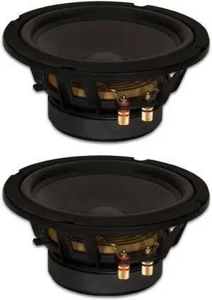 2 Goldwood Sound GW-8PC-8 Heavy Duty 8ohm 8" Woofers 330 Watts each Replacement Speakers