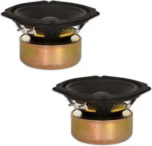 2 Goldwood Sound GW-205/8S Shielded 5.25" Woofers 130 Watt each 8ohm Replacement Speakers