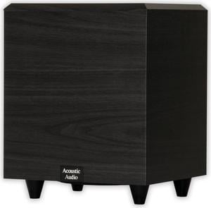 Acoustic Audio PSW-6 Down Firing Powered Subwoofer (Black)