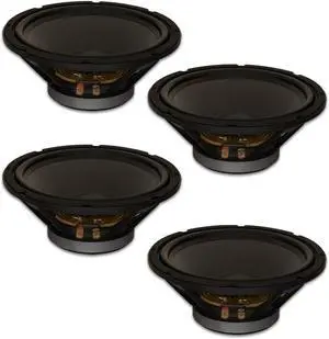 4 Goldwood Sound GW-12PC-8 Heavy Duty 8ohm 12" Woofers 450 Watts each Replacement Speakers