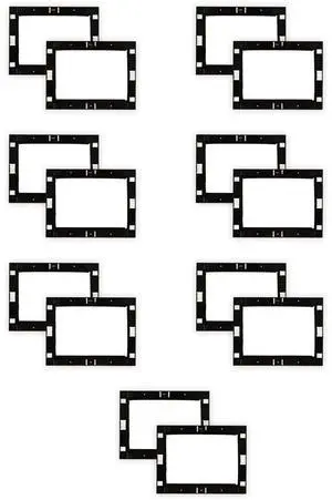 Theater Solutions RK8W In Wall Installation Rough In Kit for 8" Speakers 7 Pair Pack