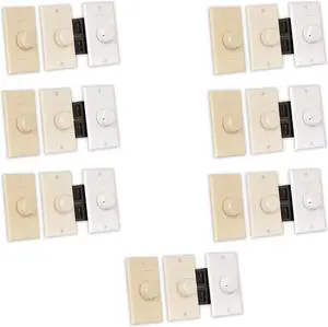 Theater Solutions TSVCD Speaker Volume Control 3 Color White Ivory Almond 7 Pack