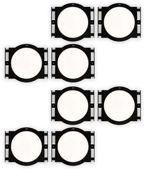 Theater Solutions RK6C In Ceiling Installation Rough In Kit for 6.5" Speakers 4 Pair Pack