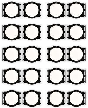 Theater Solutions RK6C In Ceiling Installation Rough In Kit for 6.5" Speakers 10 Pair Pack