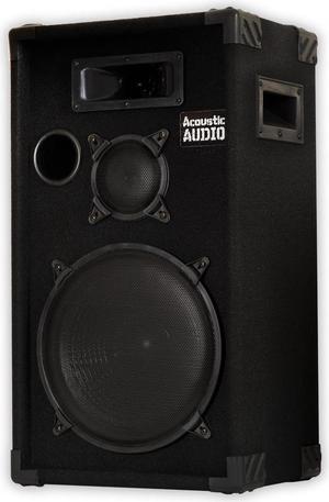 Acoustic Audio CR12 Passive 12" DJ Speaker 3-Way PA Karaoke Band Home Monitor