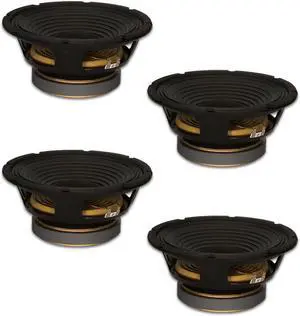 4 Goldwood Sound GW-1258 Pro 12" Woofers 50oz Magnets 290 Watts each Replacement Speakers