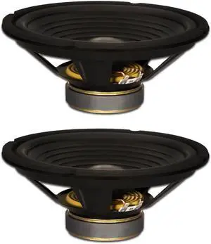 2 Goldwood Sound GW-210/4 OEM 10" Woofers 220 Watts each 4ohm Replacement Speakers