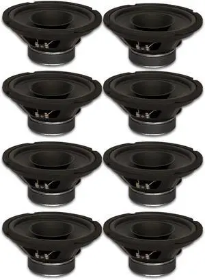 8 Goldwood Sound GW-8003/8 Full Range 8" Woofers with Whizzers 260 Watt each 8ohm Speakers