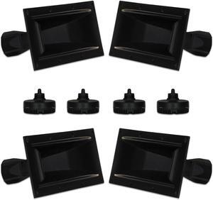 4 Goldwood Sound GM-600PB ABS Directivity Horns and 4 GT-1188 Tweeter Drivers Replacements for KSN1188A