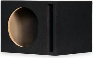 GOLDWOOD E-10SP Ported 10" Single Bass Box Speaker Cabinet  Car Truck SUV