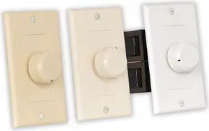 Theater Solutions TSVCD Speaker Volume Control Dial 3 Color White Ivory Almond
