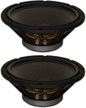 2 Goldwood Sound GW-12PC-8 Heavy Duty 8ohm 12" Woofers 450 Watts each Replacement Speakers