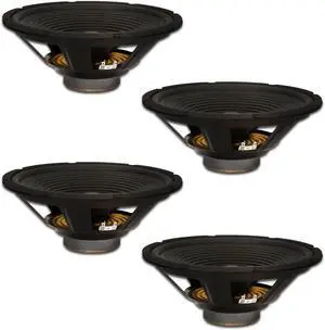 4 Goldwood Sound GW-212/4 OEM 12" Woofers 240 Watts each 4ohm Replacement Speakers