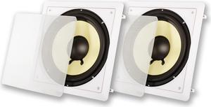 Acoustic Audio HD-S10 Flush Mount Passive Subwoofers with 10" Speaker 2 Pack
