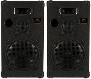 GOLDWOOD DPI-1200C/8 Passive 12" Speaker Pair 3-Way PA DJ Karaoke Home