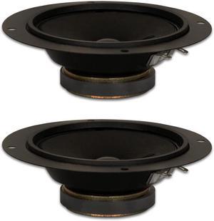 2 Goldwood Sound GM-35 Black 5.25" Cone Midranges 80 Watt each 8ohm Replacement Mids
