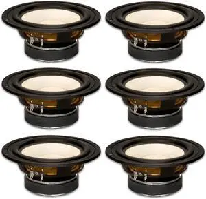 6 Goldwood Sound GW-S650/8 Poly Cone 6.5" Woofers 170 Watts each 8ohm Replacement Speakers