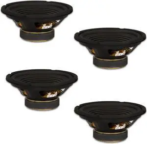 4 Goldwood Sound GW-208/8 OEM 8" Woofers 200 Watts each 8ohm Replacement Speakers