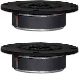 2 Goldwood Sound GT-324 Titanium Dome Tweeters 120 Watt each 8ohm Replacement Round Tweeters