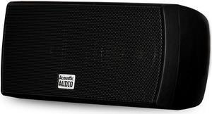 Acoustic Audio AA32CB Mountable Indoor Center Speaker 300 Watts Black Bookshelf