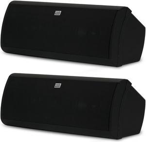 Acoustic Audio AA40CB Indoor 3 Way Speaker Pair 1000 Watts Black Bookshelf AA40CB-PR