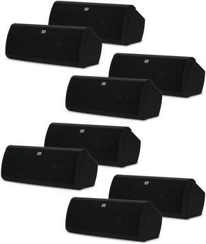 Acoustic Audio AA40CB Indoor 3 Way Speakers 4000 Watts Black Bookshelf 4 Pair Pack AA40CB-4PR
