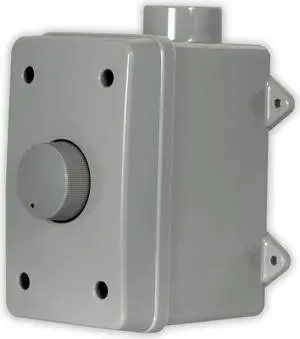 Acoustic Audio AAOVCD-G Outdoor Speaker Volume Control Gray Weatherproof Dial