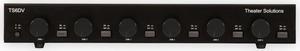 Theater Solutions TS6DV Dual Input 6 Zone Speaker Selector Box Volume Controls