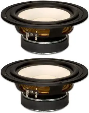 2 Goldwood Sound GW-S650/4 Poly Cone 6.5" Woofers 170 Watts each 4ohm Replacement Speakers
