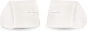 Theater Solutions TS30W Mountable Indoor Speakers White Bookshelf Pair