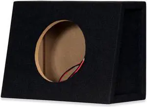 GOLDWOOD TR8F Sealed 8" Single Slim Car Bass Box Speaker Cabinet Truck SUV