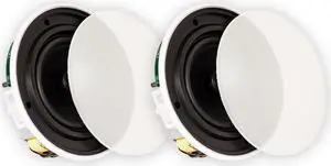 Theater Solutions TSQ670 Flush Mount 70 Volt Speakers with 6.5" Woofers In Ceiling