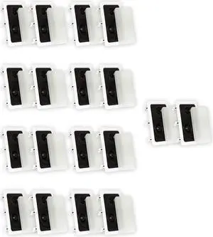 Theater Solutions TS50W In Wall Speakers Surround Sound Home Theater 9 Pair Pack